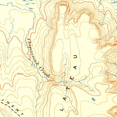United States Geological Survey Lake, WY (1901, 125000-Scale) digital map