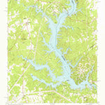 United States Geological Survey Lake Wylie, SC-NC (1973, 24000-Scale) digital map