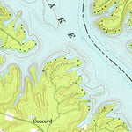 United States Geological Survey Lake Wylie, SC-NC (1973, 24000-Scale) digital map