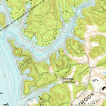 United States Geological Survey Lake Wylie, SC-NC (1973, 24000-Scale) digital map