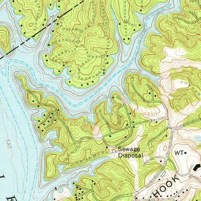 United States Geological Survey Lake Wylie, SC-NC (1973, 24000-Scale) digital map