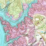 United States Geological Survey Lake Wylie, SC-NC (1993, 24000-Scale) digital map