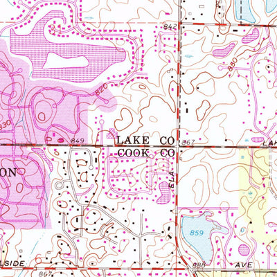 United States Geological Survey Lake Zurich, IL (1960, 24000-Scale) digital map