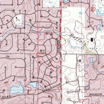 United States Geological Survey Lake Zurich, IL (1998, 24000-Scale) digital map