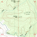 United States Geological Survey Lakecreek, OR (1988, 24000-Scale) digital map