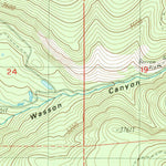 United States Geological Survey Lakecreek, OR (1988, 24000-Scale) digital map