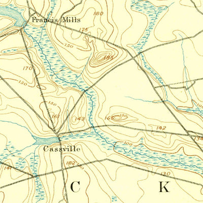 United States Geological Survey Lakehurst, NJ (1894, 62500-Scale) digital map