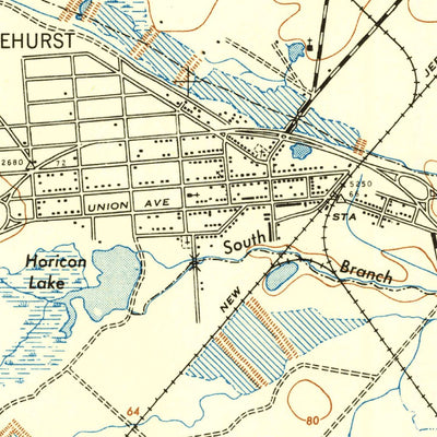 United States Geological Survey Lakehurst, NJ (1947, 24000-Scale) digital map