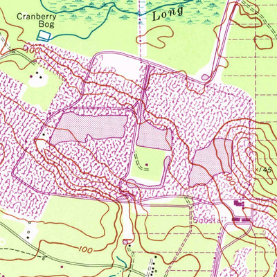 United States Geological Survey Lakehurst, NJ (1957, 24000-Scale) digital map