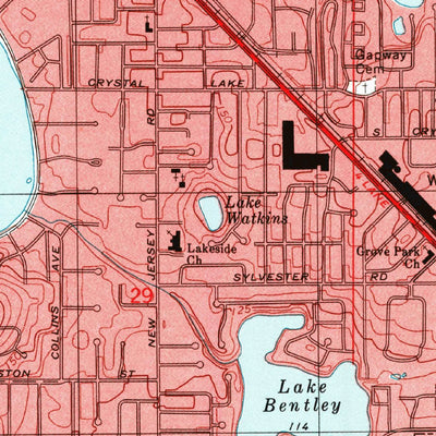 United States Geological Survey Lakeland, FL (1994, 24000-Scale) digital map