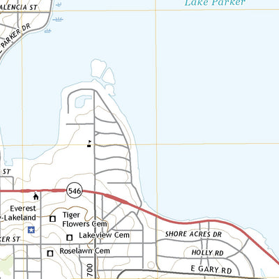 United States Geological Survey Lakeland, FL (2021, 24000-Scale) digital map