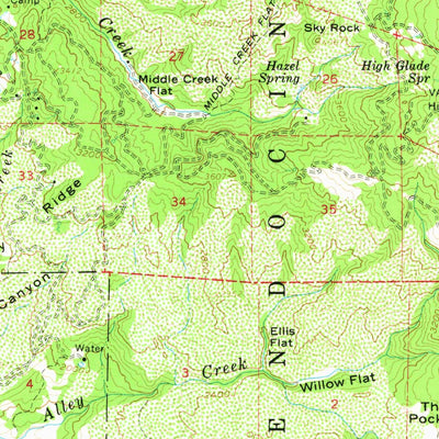United States Geological Survey Lakeport, CA (1958, 62500-Scale) digital map