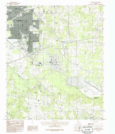 United States Geological Survey Lakeport, TX (1983, 24000-Scale) digital map