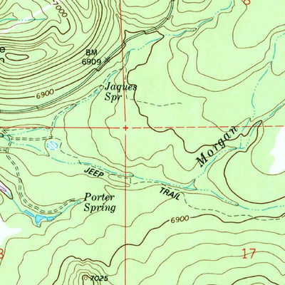 United States Geological Survey Lakeside, AZ (1976, 24000-Scale) digital map