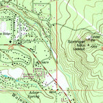 United States Geological Survey Lakeside, AZ (1976, 24000-Scale) digital map