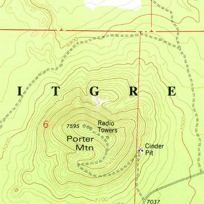 United States Geological Survey Lakeside, AZ (1977, 24000-Scale) digital map