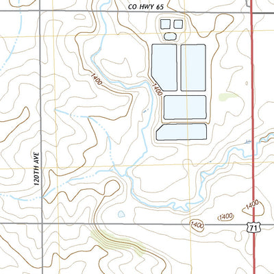 United States Geological Survey Lakeside, IA (2022, 24000-Scale) digital map