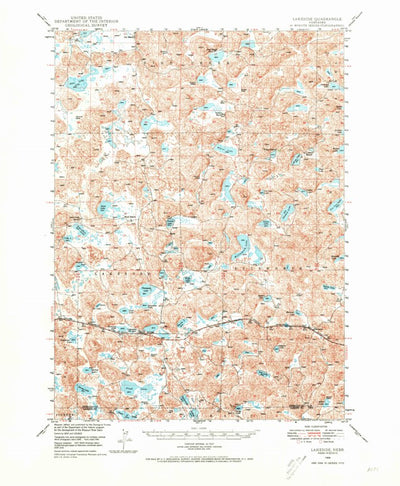 United States Geological Survey Lakeside, NE (1948, 62500-Scale) digital map