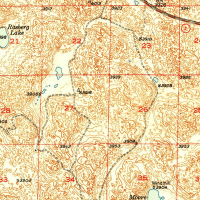 United States Geological Survey Lakeside, NE (1950, 62500-Scale) digital map