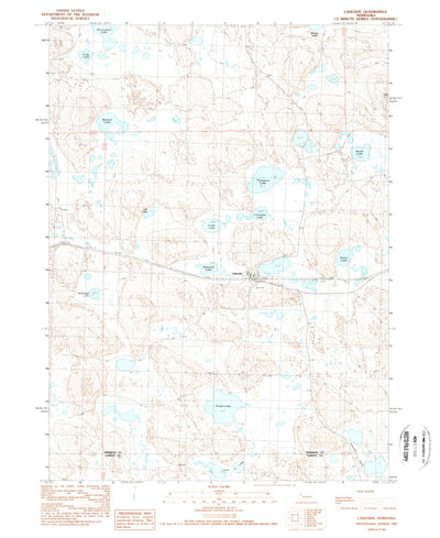 United States Geological Survey Lakeside, NE (1989, 24000-Scale) digital map