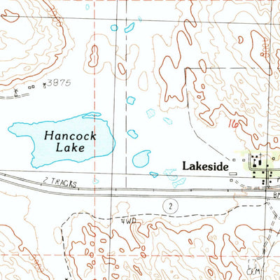 United States Geological Survey Lakeside, NE (1989, 24000-Scale) digital map