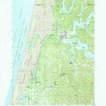 United States Geological Survey Lakeside, OR (1985, 24000-Scale) digital map