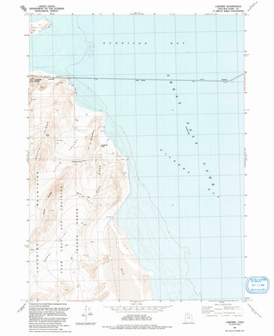 United States Geological Survey Lakeside, UT (1991, 24000-Scale) digital map