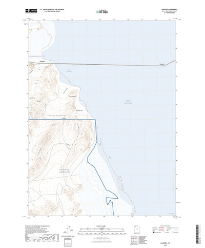 United States Geological Survey Lakeside, UT (2023, 24000-Scale) digital map
