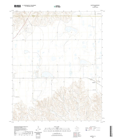 United States Geological Survey Laketon, TX (2022, 24000-Scale) digital map