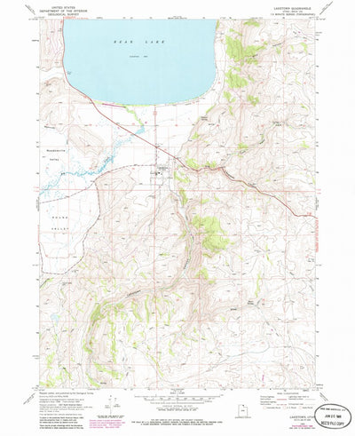 United States Geological Survey Laketown, UT (1969, 24000-Scale) digital map