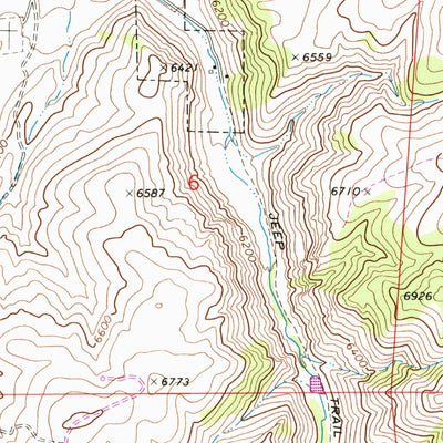 United States Geological Survey Laketown, UT (1969, 24000-Scale) digital map