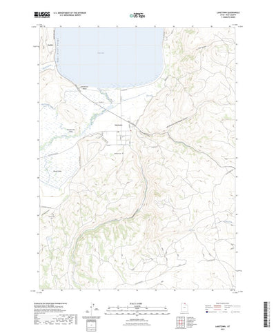 United States Geological Survey Laketown, UT (2023, 24000-Scale) digital map