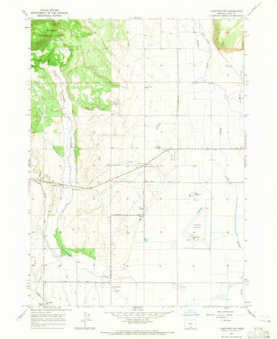 United States Geological Survey Lakeview Airport, OR (1964, 24000-Scale) digital map