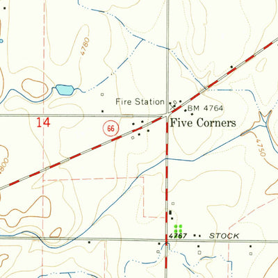 United States Geological Survey Lakeview Airport, OR (1964, 24000-Scale) digital map