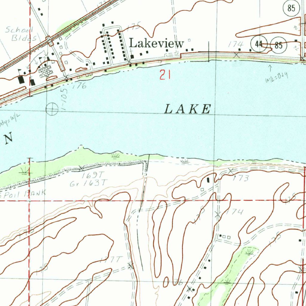 Lakeview, AR (1982, 24000-Scale) Map by United States Geological Survey ...