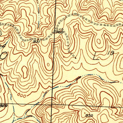 United States Geological Survey Lakeview Heights, MO (1936, 24000-Scale) digital map