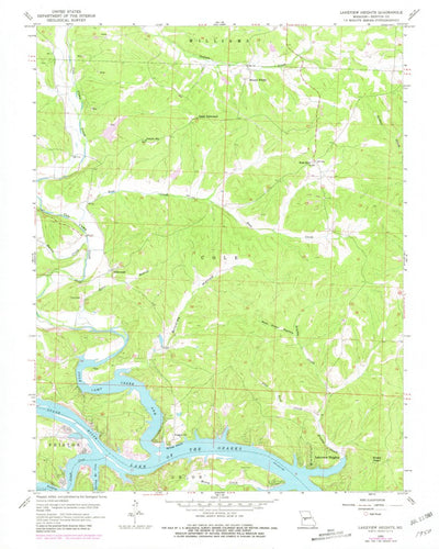 United States Geological Survey Lakeview Heights, MO (1959, 24000-Scale) digital map