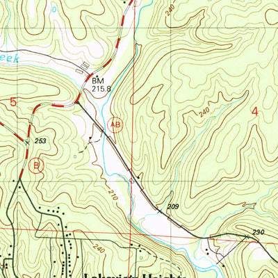 United States Geological Survey Lakeview Heights, MO (1983, 24000-Scale) digital map