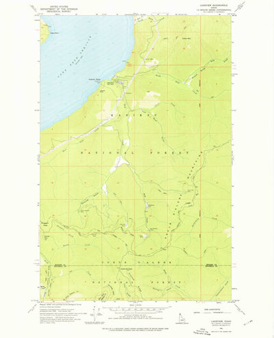United States Geological Survey Lakeview, ID (1961, 24000-Scale) digital map
