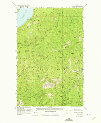 United States Geological Survey Lakeview, ID (1961, 62500-Scale) digital map