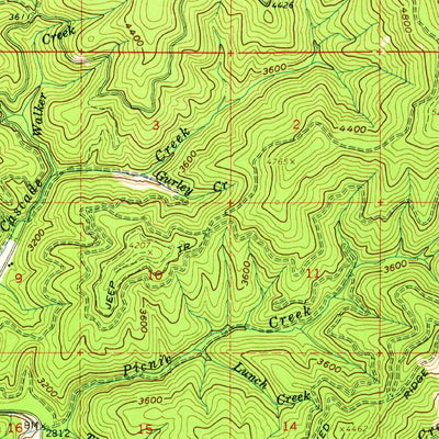 United States Geological Survey Lakeview, ID (1961, 62500-Scale) digital map