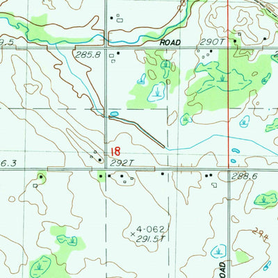 United States Geological Survey Lakeview, MI (1985, 24000-Scale) digital map