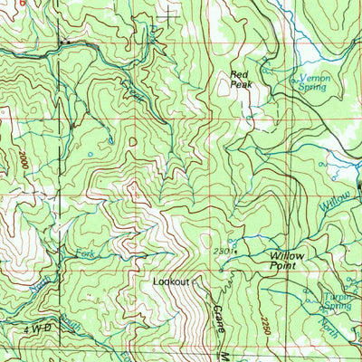 United States Geological Survey Lakeview, OR (1975, 100000-Scale) digital map