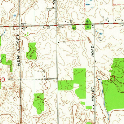 United States Geological Survey Lakeville, IN (1958, 24000-Scale) digital map
