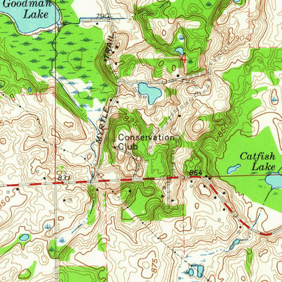 United States Geological Survey Lakeville, IN (1958, 24000-Scale) digital map