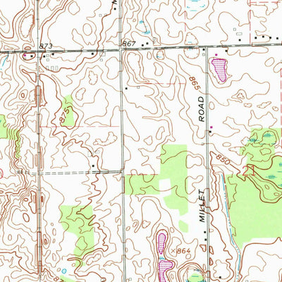 United States Geological Survey Lakeville, IN (1974, 24000-Scale) digital map