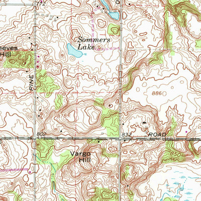United States Geological Survey Lakeville, IN (1974, 24000-Scale) digital map