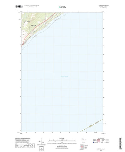 United States Geological Survey Lakewood, MN (2022, 24000-Scale) digital map