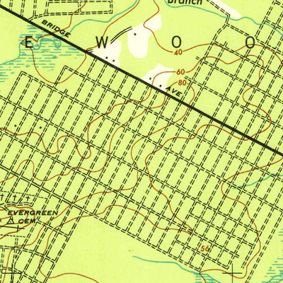 United States Geological Survey Lakewood, NJ (1947, 24000-Scale) digital map