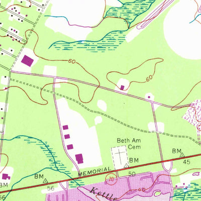 United States Geological Survey Lakewood, NJ (1954, 24000-Scale) digital map